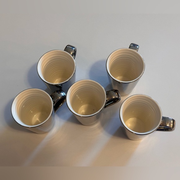 J. Crew Set of 5 Silver Mugs - Picture 3 of 4